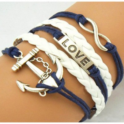 Amazon: Infinity, Love, Anchor Bracelet Only $1.95 + Free Shipping