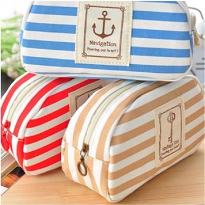 Striped Cosmetic Bag Only $2.65 + Free Shipping