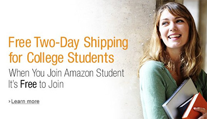 Amazon Prime for students and student