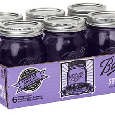 Ball Jar Purple Heritage Collection Set of 6 Just $8.79 (Reg $12.99)