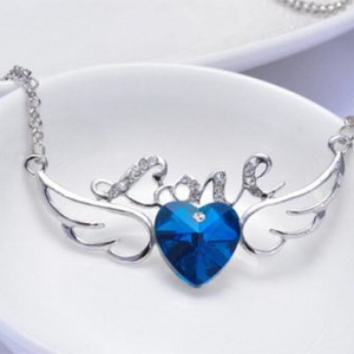 Love Heart Wings Pendant Only $3.99 + Free Shipping