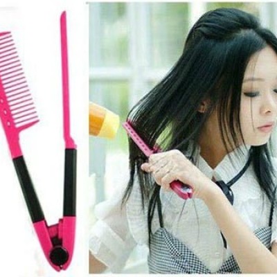 Hair Straightener Folding V Comb Only $2.59 + Free Shipping