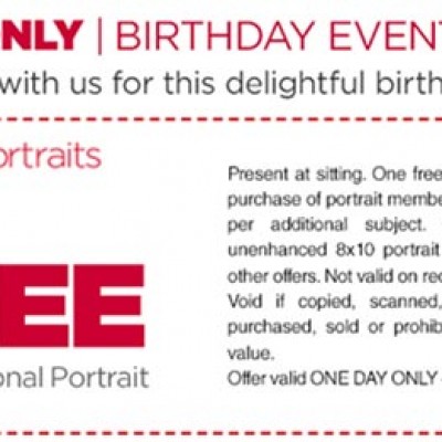JCPenney: Free 8x10 & Sitting Fees