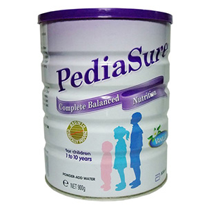 Can of PediaSure powder