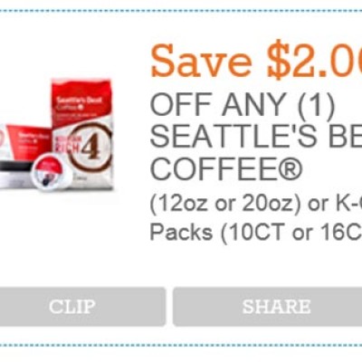 New Seattle's Best Coffee Coupon