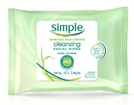 Free Simple Cleansing Wipes