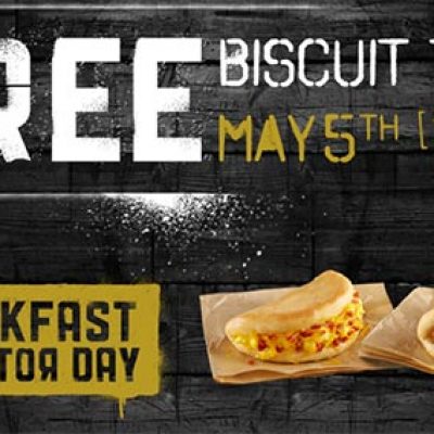 Taco Bell: Free Biscuit Taco - May 5th 7 - 11am