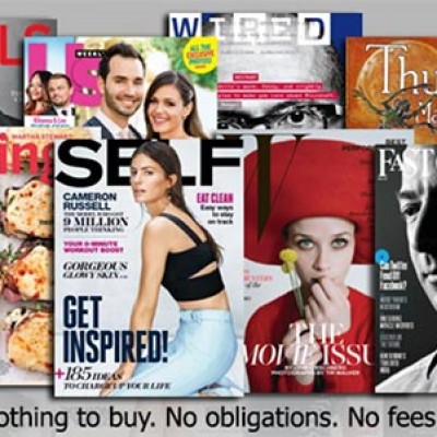 Magazine Subscription Of Your Choice At No Cost