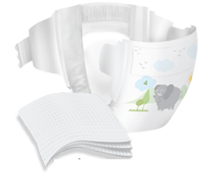 Simply Right diapers and wipes