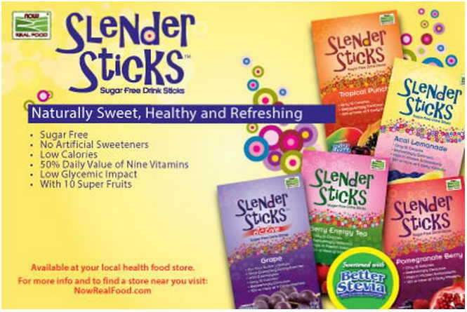 NOW Real Food Slender Stick Giveaway