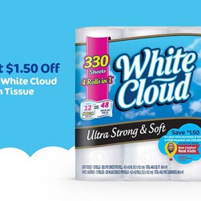 White Cloud Bath Tissue Coupon