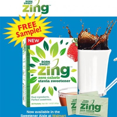 Free Zing Stevia Sweetener Samples