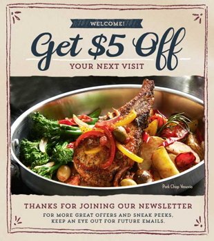 Macaroni Grill: $5 Off Adult Entree