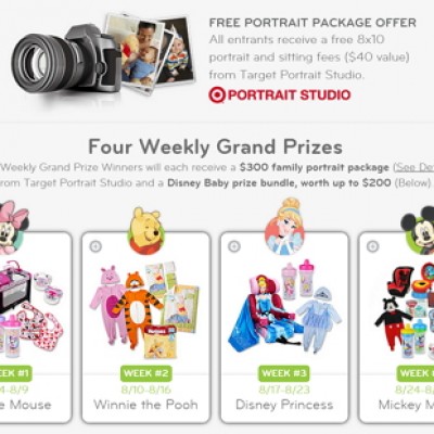 Target: Free 8x10 Portrait & Sitting Fees