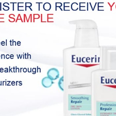 Free Eucerin Repair Moisturizer Samples