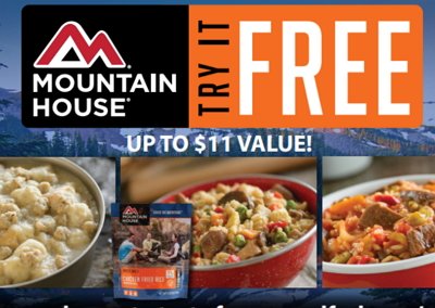 Free Mountain House Adventure Meal After Rebate