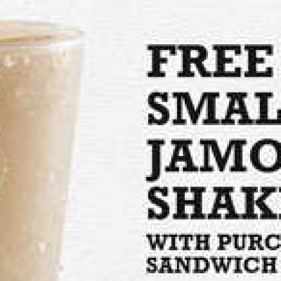 Arby's: Free Small Jamocha Shake W/ Purchase