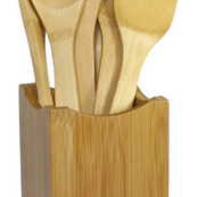 7-Piece Bamboo Cooking Utensil Set Only $9.77 (Reg $40.12) + Prime