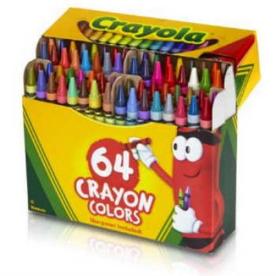 Crayola 64-Ct Crayons Only $2.99 + Free Shipping As Prime Add-On