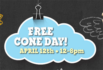 Ben & Jerry Free Cone Day April 12th