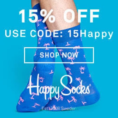Happy Socks: 15% Off