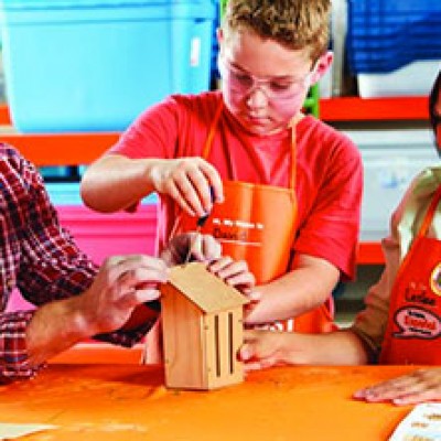 Home Depot Kid's Workshop: Free Butterfly House
