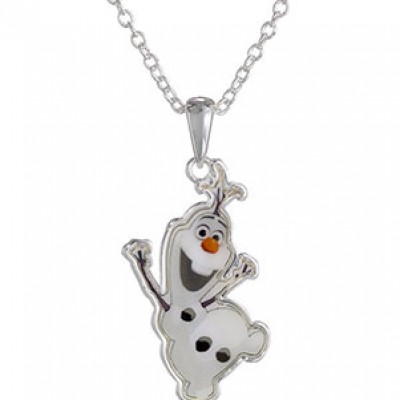 Disney "Frozen" Silver-Plated Olaf Pendant & Necklace Just $6.78 (Reg $21.99) + Prime