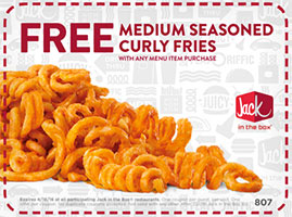 Jack In The Box: Free Curly Fries