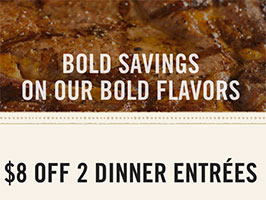 Outback Steakhouse: $8 Off