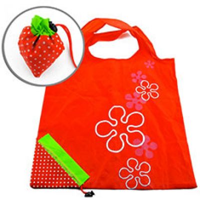 Strawberry Reusable Shopping Bag Only $1.68 + Free Shipping