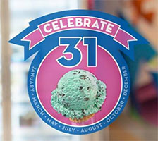 Baskin-Robbins: Scoops for $1.31 on May 31st