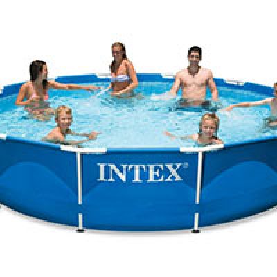 Intex 12ft X 30in Metal Frame Pool Only $95.98 + Prime