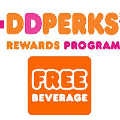 Dunkin’ Donuts DDPerks: Free Beverage