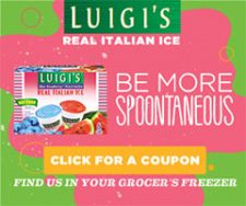 Luigi’s Italian Ice Coupon: Limited Cities