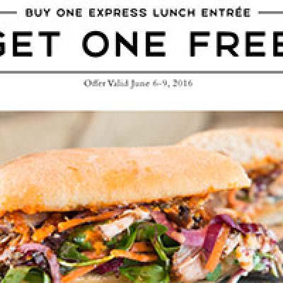 Macaroni Grill: BOGO Express Lunch Entree