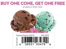 Baskin-Robbins BOGO