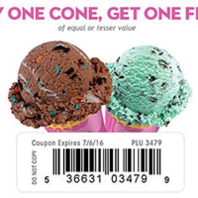 Baskin-Robbins: BOGO Free Cone - Expires 7/6