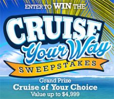Win a Cruise To Your Destination Choice