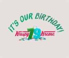 Krispy Kreme Birthday