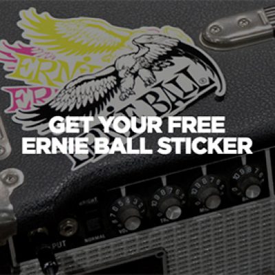 Free Ernie Ball Sticker