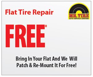 Mr Tire: Free Flat Tire Repair