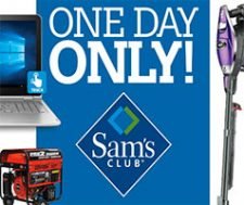 Sam’s Club: One Day Sale Aug. 6th