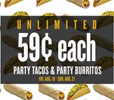 Taco Bueno: Unlimited $.59 Tacos & Burritos