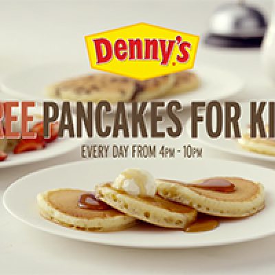 Denny’s: Kids Eat Free Pancakes In September