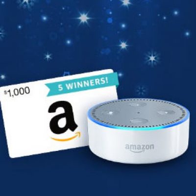 Win a $1,000 Amazon Gift Card - Ends Dec 15th