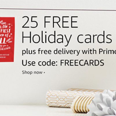 Amazon Prime: 25 Free Holiday Cards