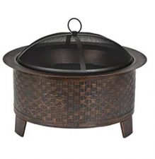 Cobraco Woven Base Cast Iron Fire Pit Only $51.77 + Prime
