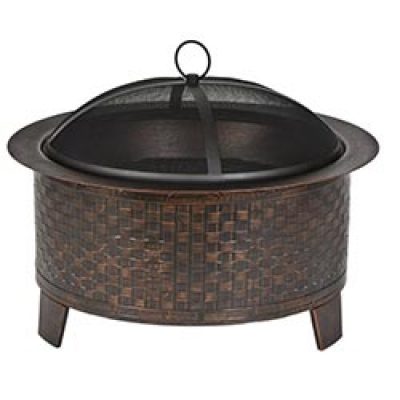 Cobraco Woven Base Cast Iron Fire Pit Only $51.77 + Prime