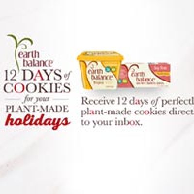 Free Plant-Made Cookie Recipes & Earth Balance Coupon