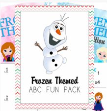 Free Frozen-Themed ABC Fun Pack Download